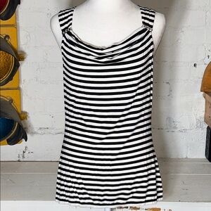 White House Black Market Striped Tank Top